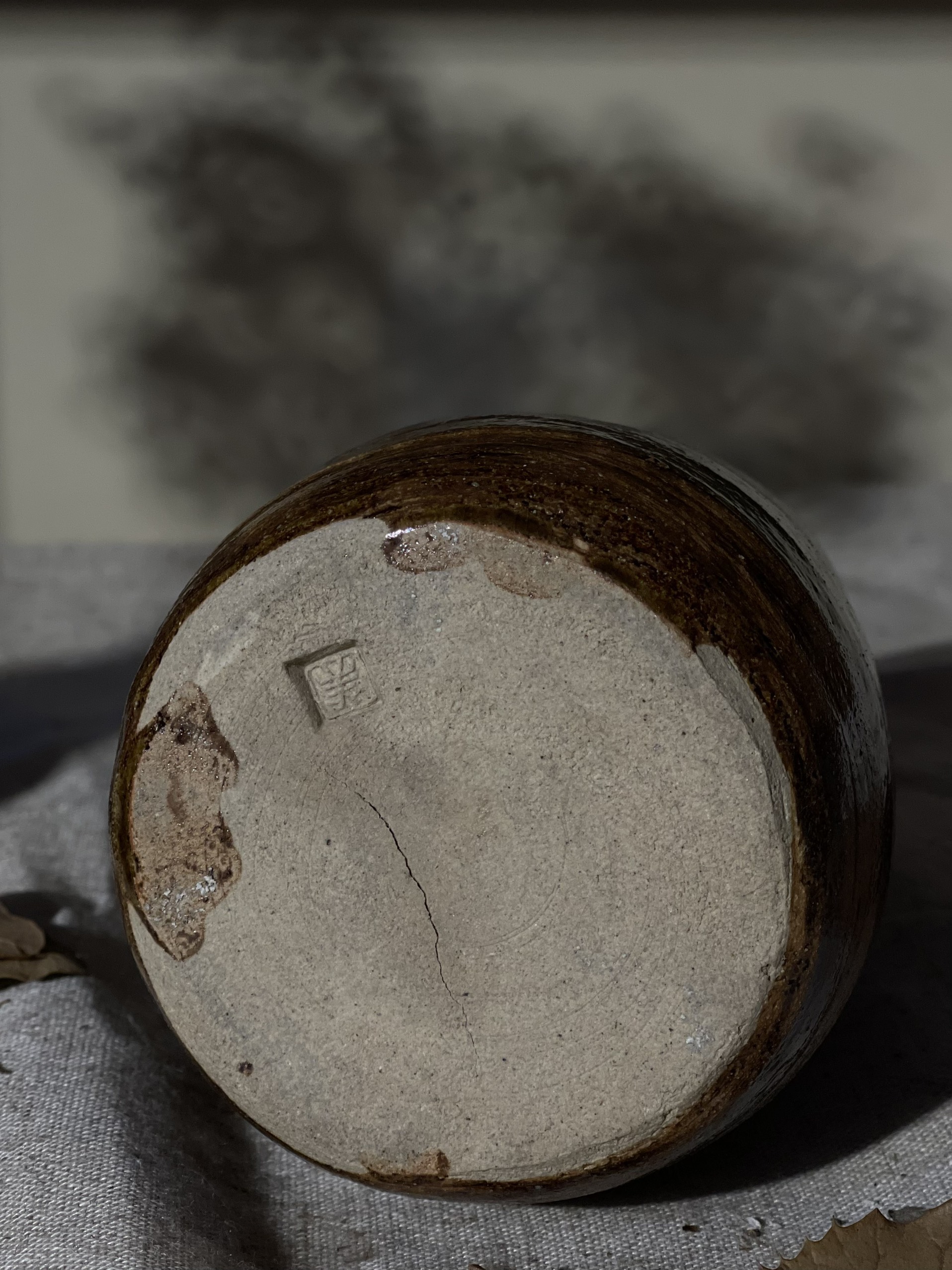 Bình mộc hình trụ Wabi Sabi