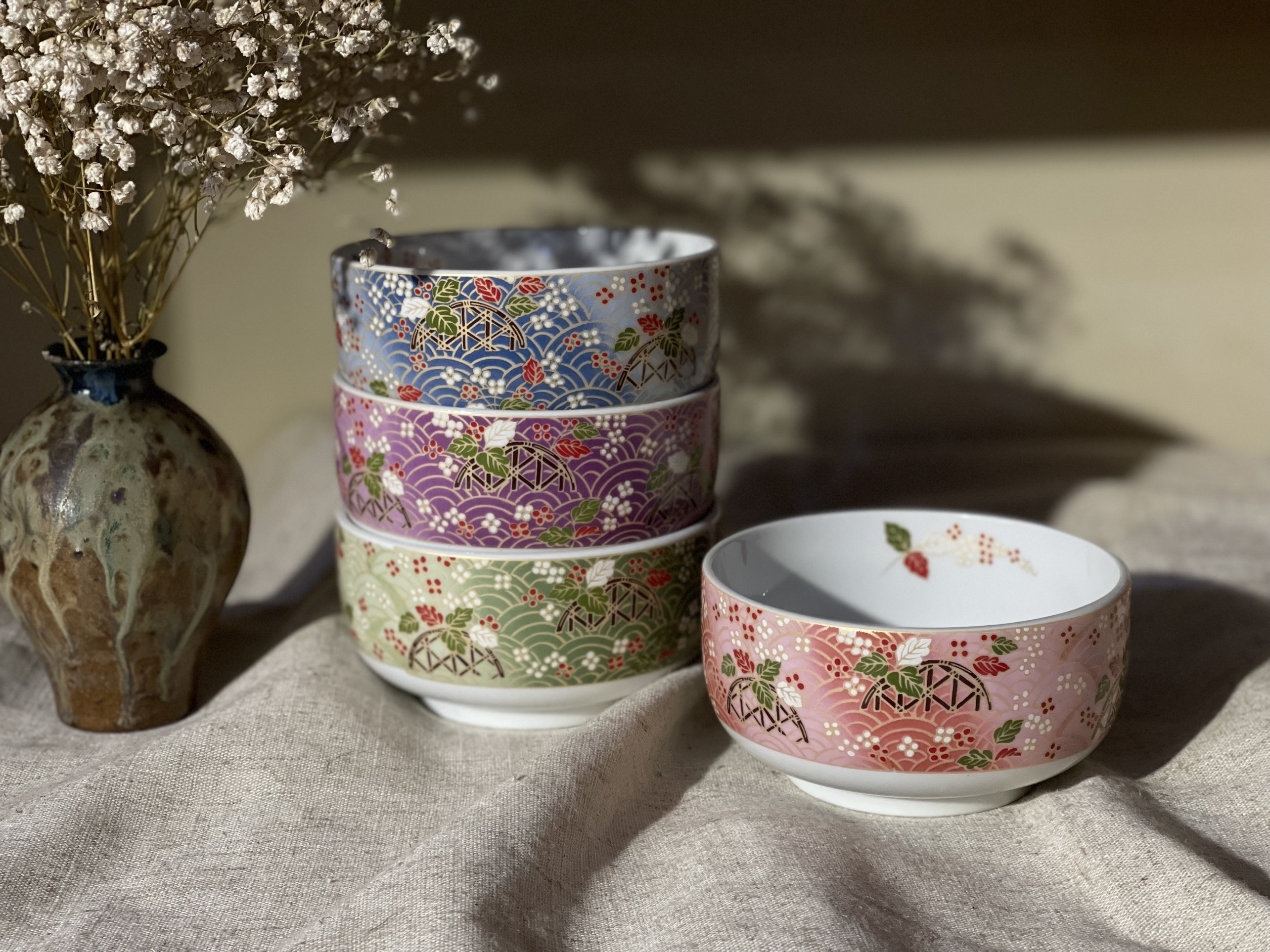 Bộ bát cơm xuân hạ thu đông ( set 4c 460k )