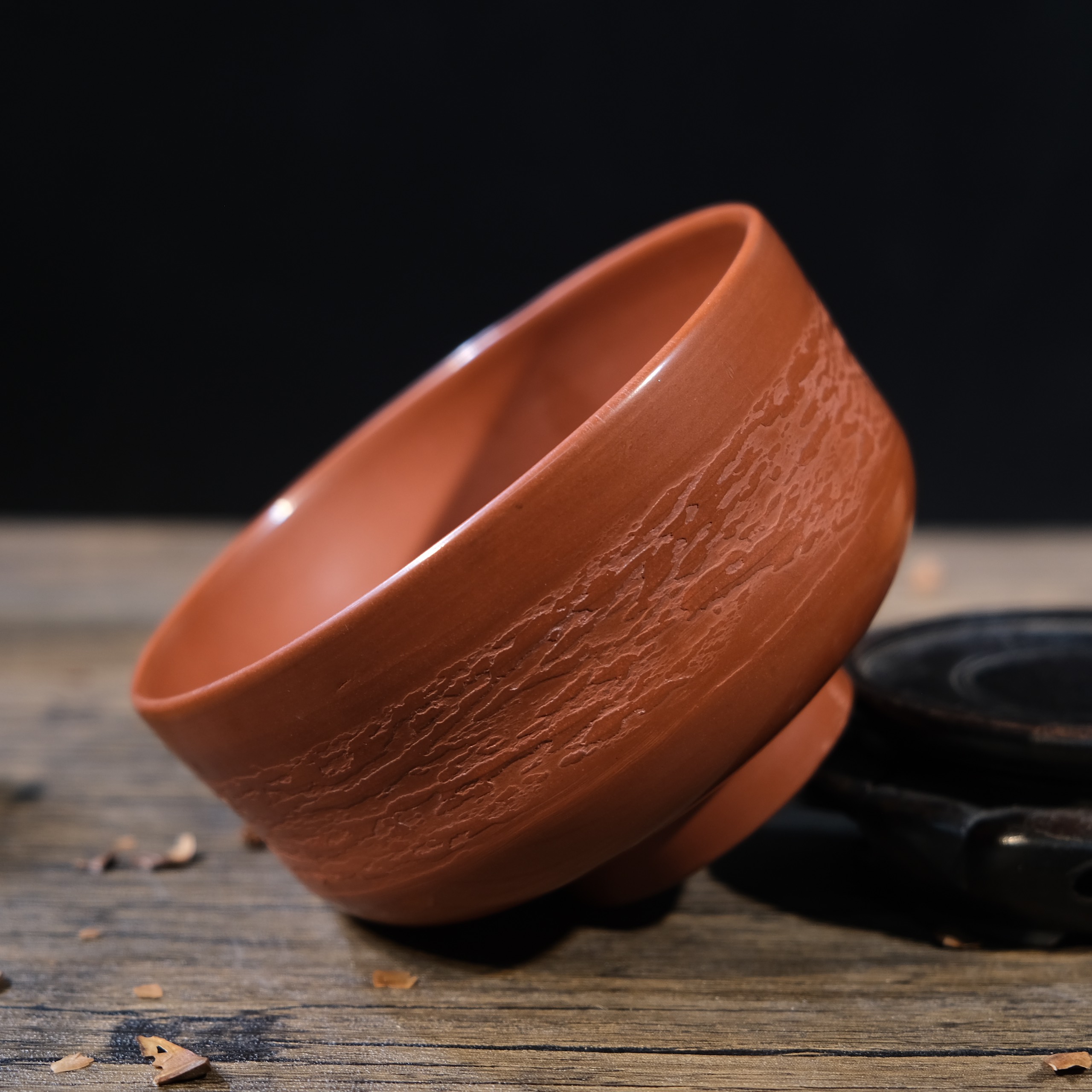 Chawan - Bát đánh matcha Tokoname (triện đáy)