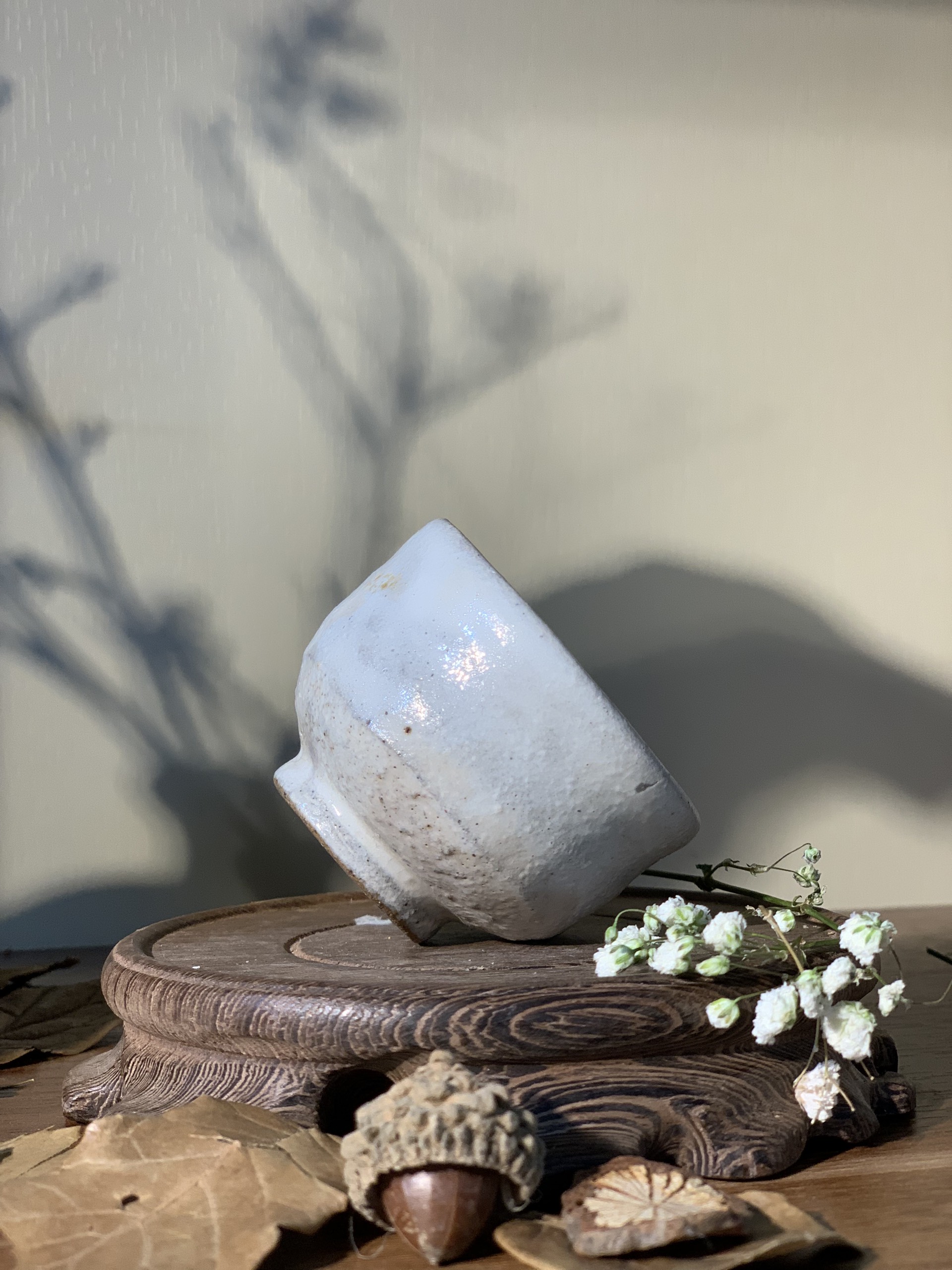 Chén mộc Hagi sữa
