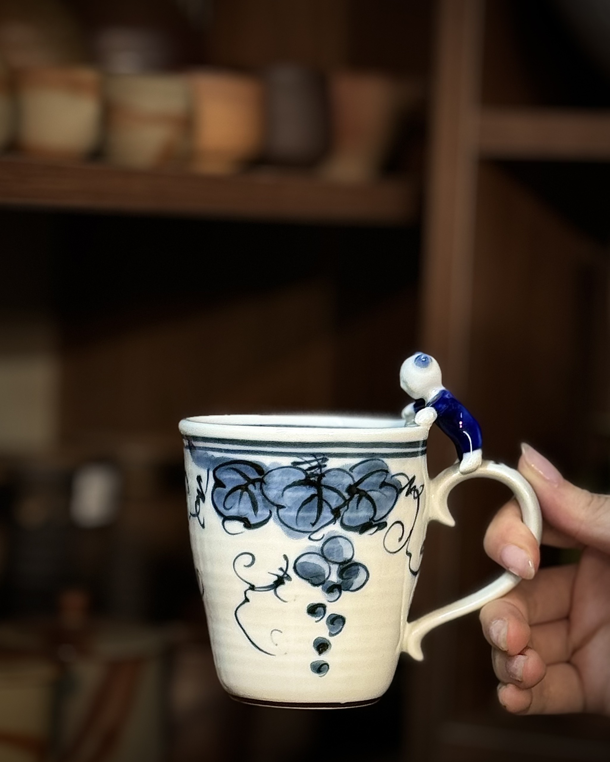 Cốc họa tiết chùm nho