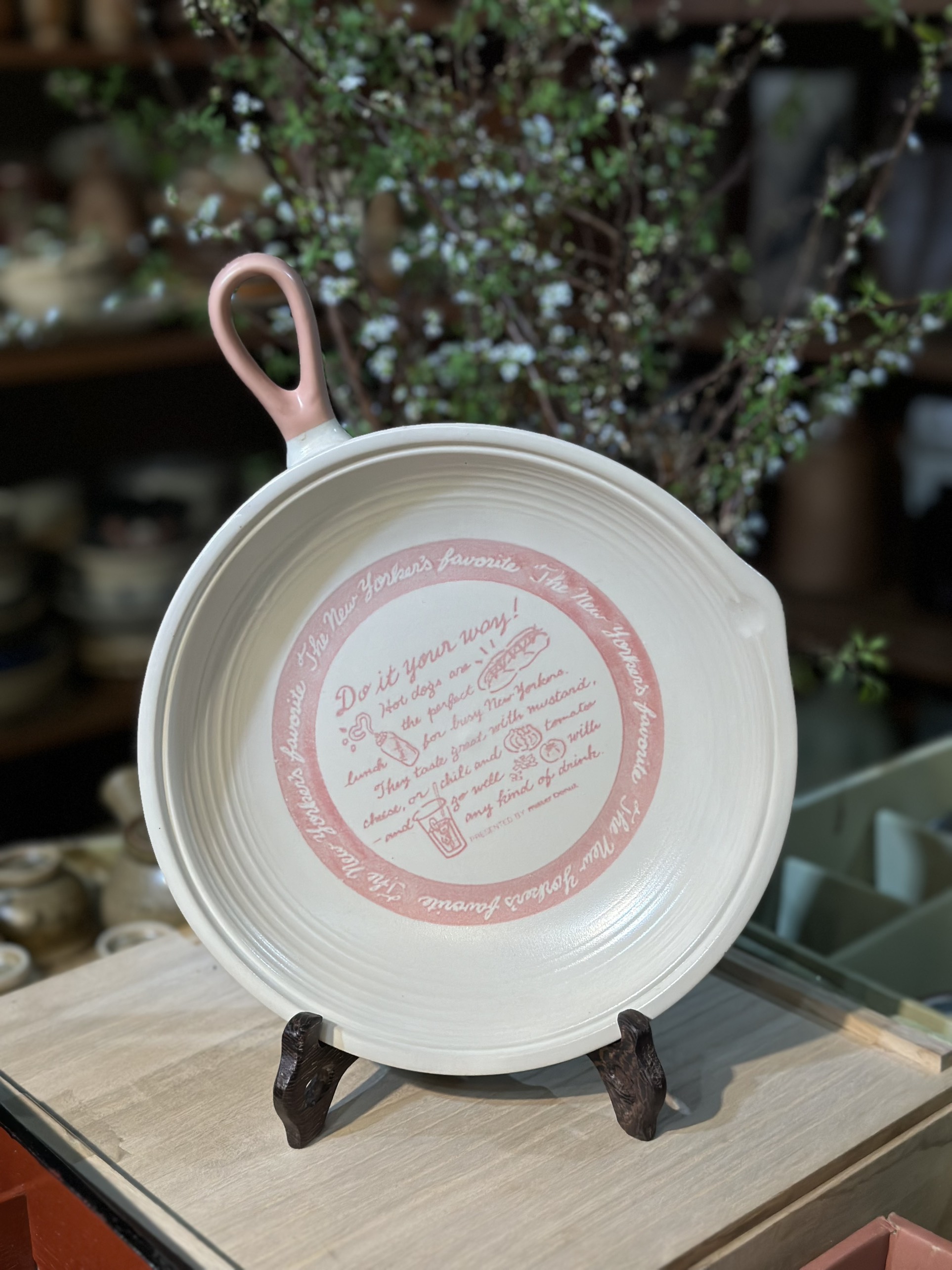 Đĩa vintage có tay cầm