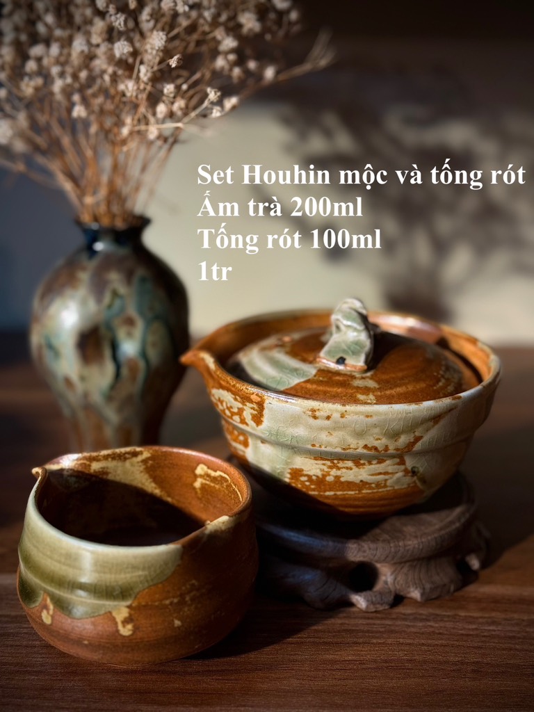 Set Houhin mộc và tống rót