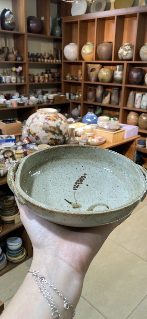 Bát mộc có quai ( lỗi mẻ)