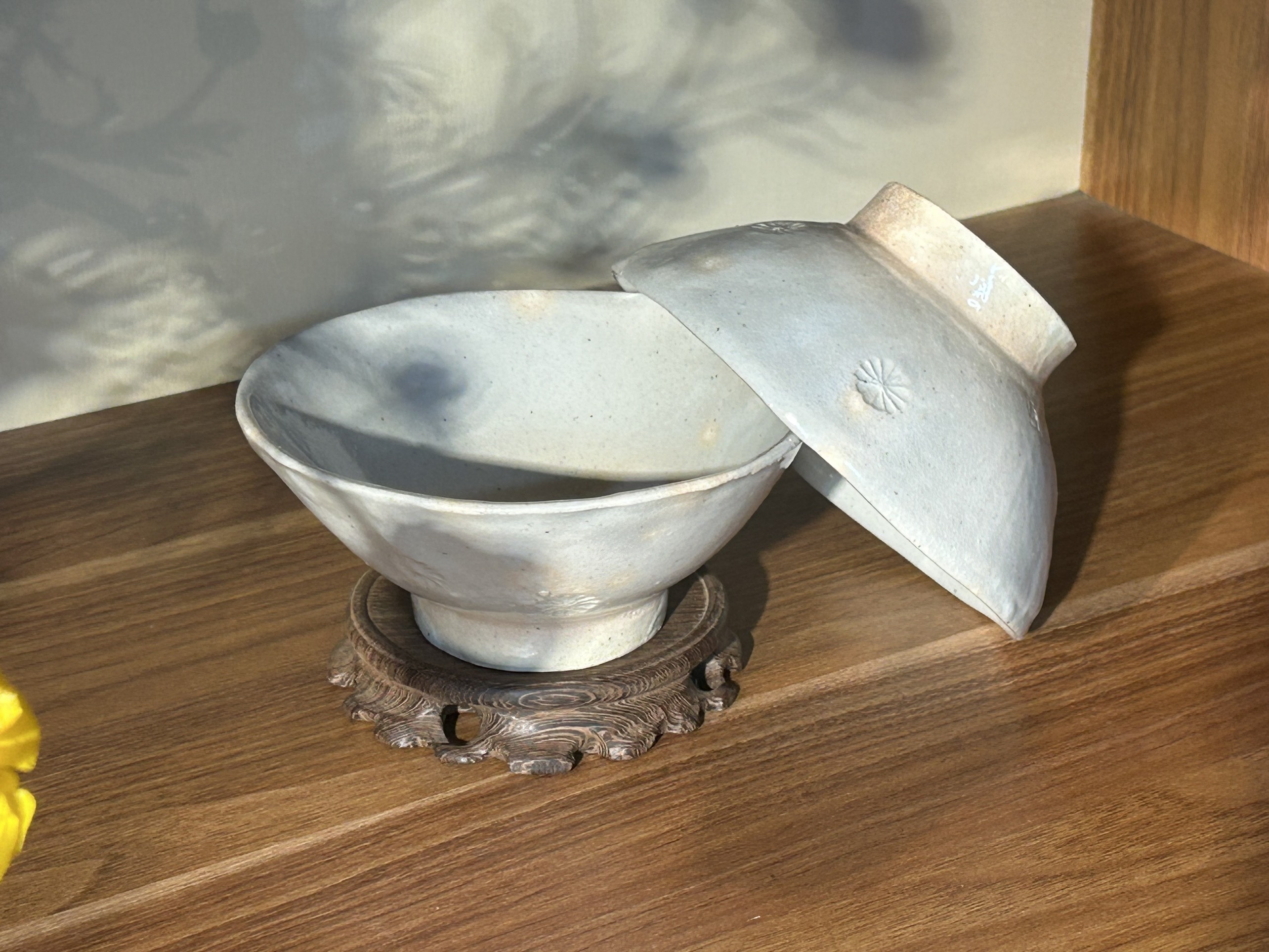 Tô mộc Hagi họa tiết vẽ chìm