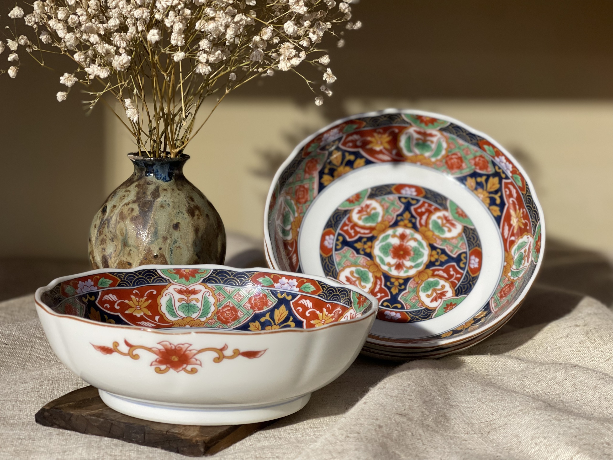 Tô ngũ sắc Imari