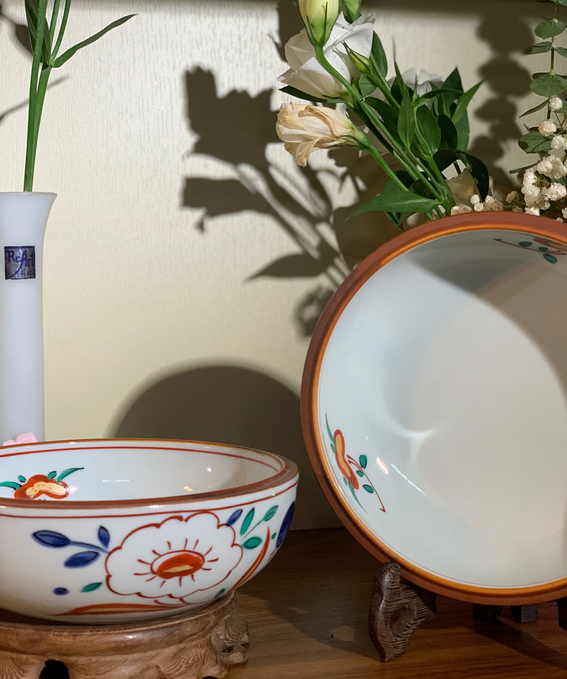 Tô nhỡ tam thái vẽ vàng cốt dày