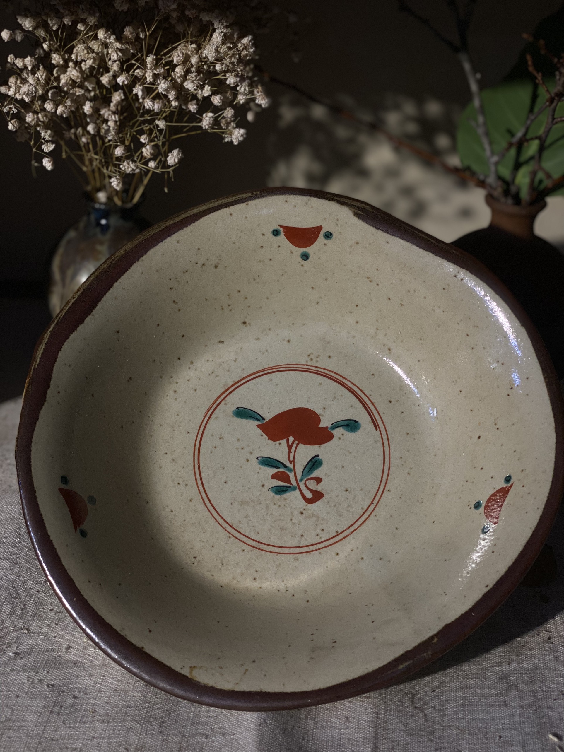 Tô nhỡ Wabisabi hoạ tiết Tam Thái 3 chân