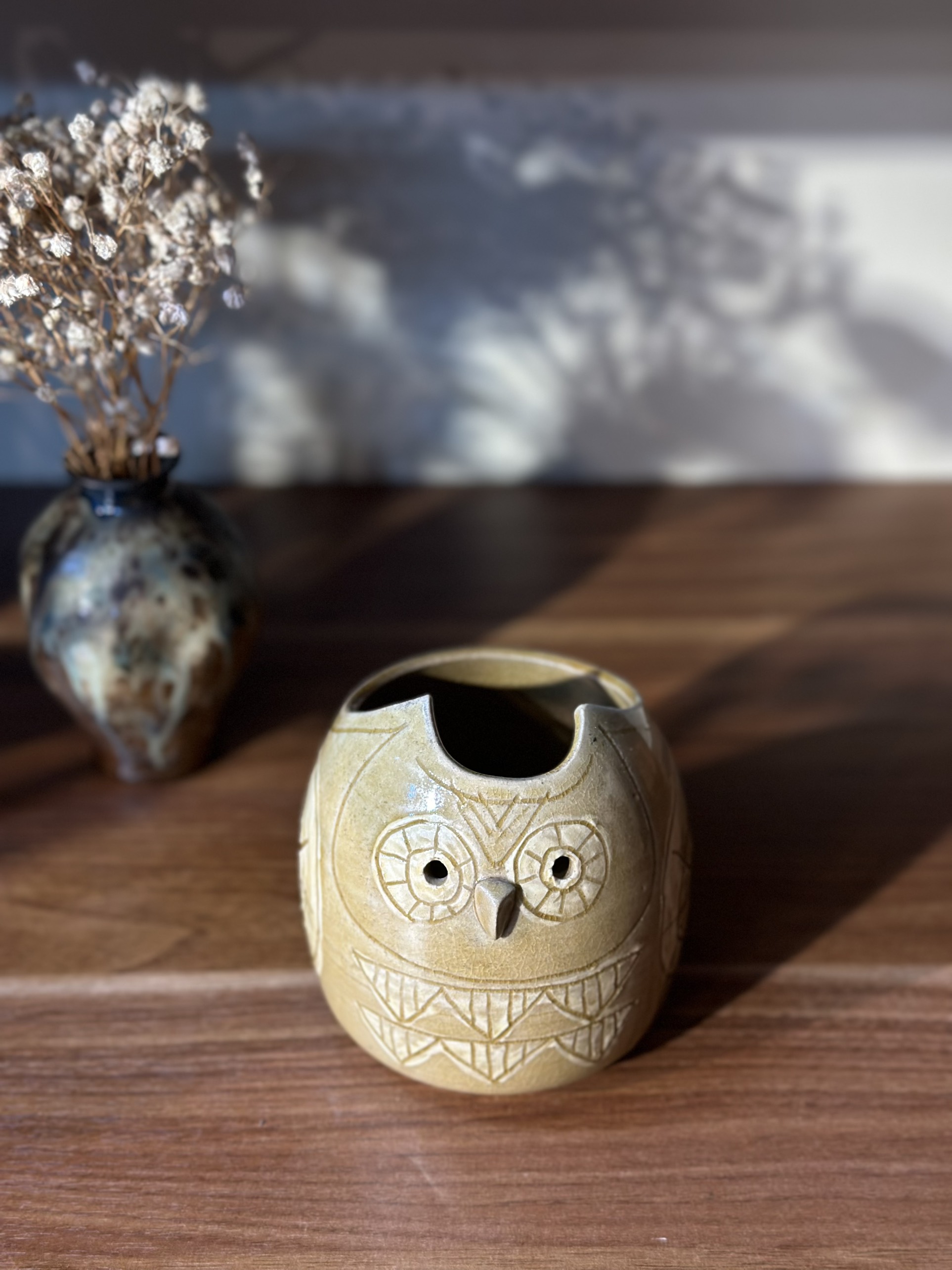 Tượng cú decor size lớn ( triện ký đáy )