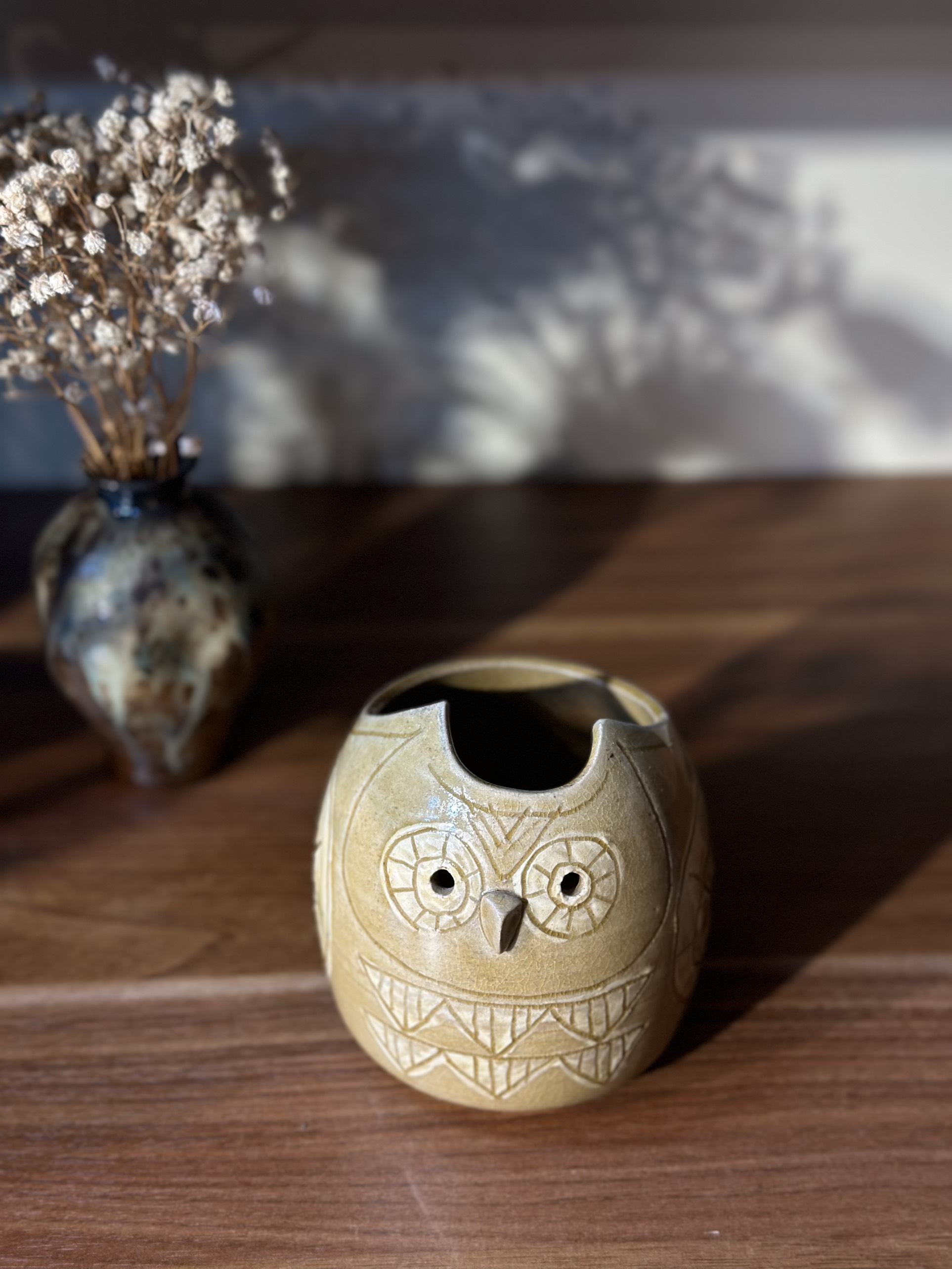 Tượng cú decor size lớn ( triện ký đáy )