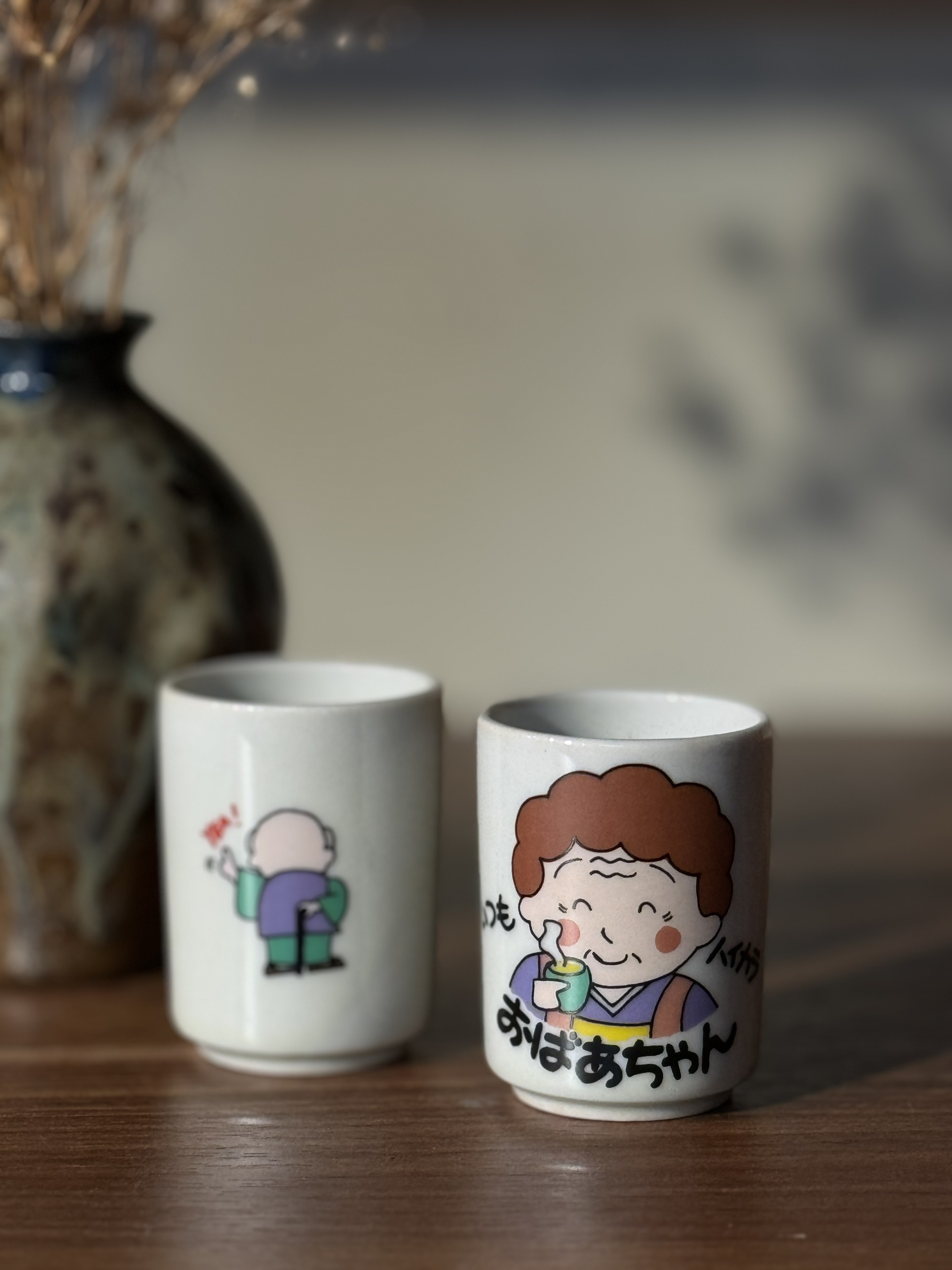 Set cốc trà ông bà Nhật Bản