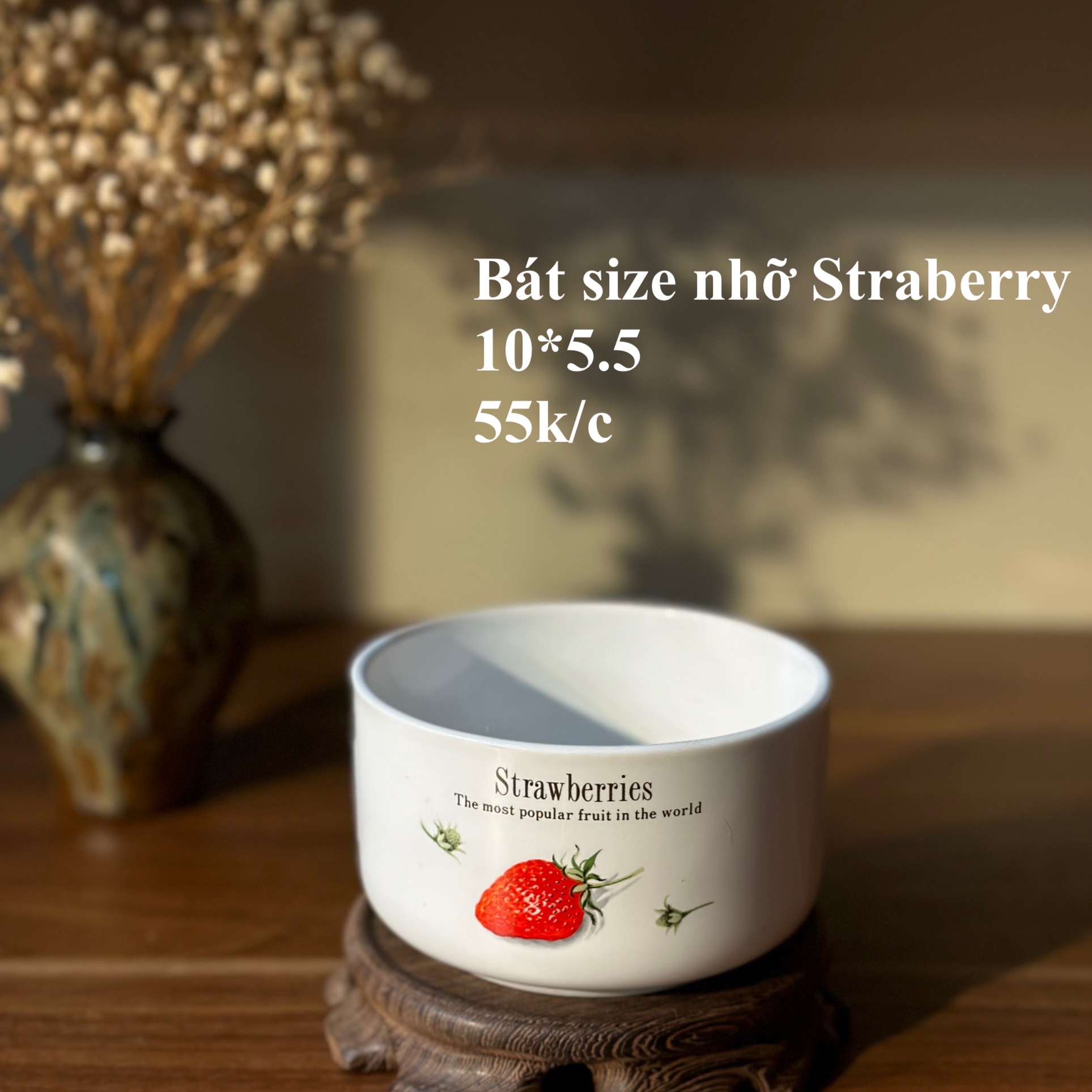 Bát saize nhỡ quả dâu
