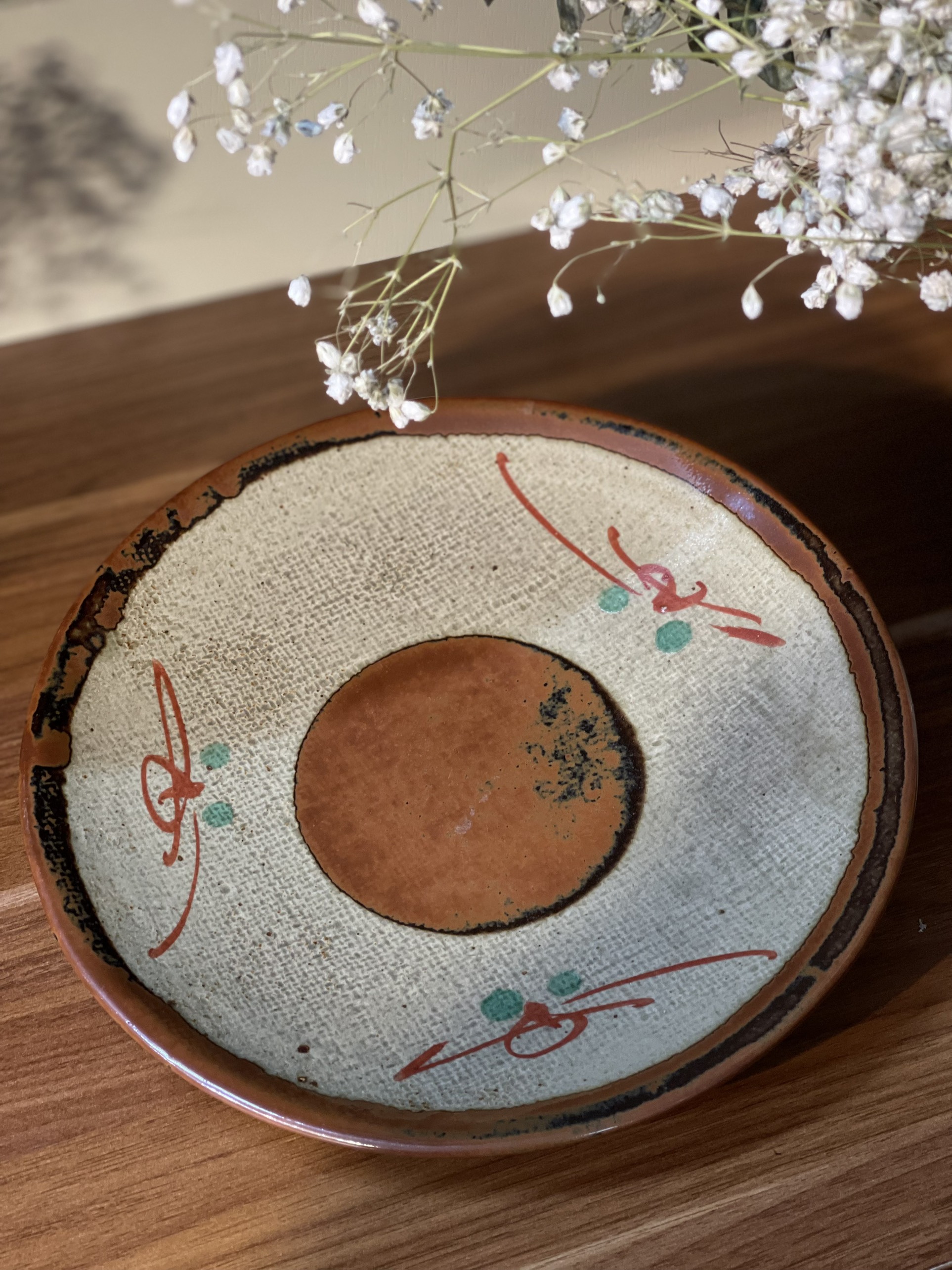 Đĩa masiko hoạ tiết tam thái