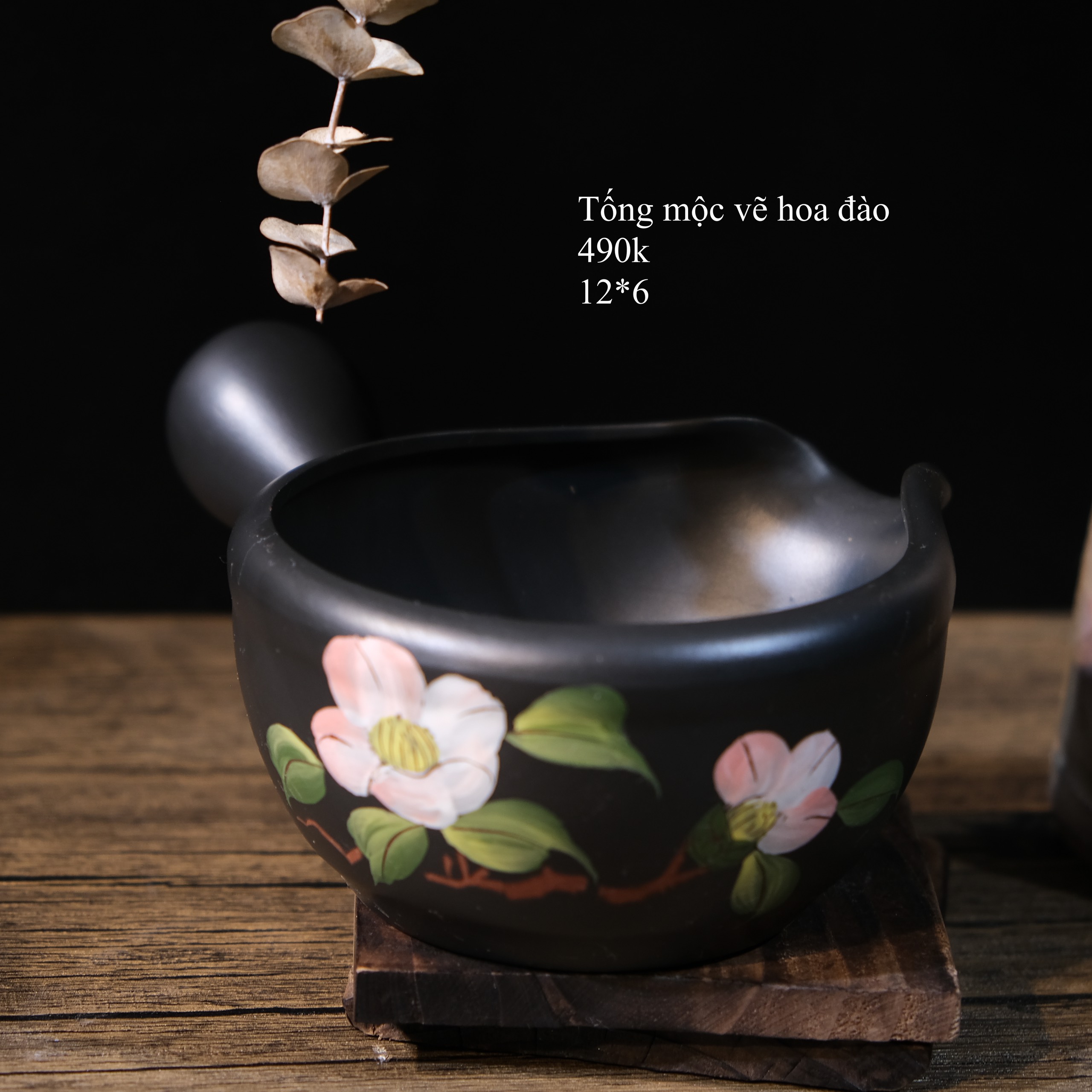 Tống mộc vẽ hoa đào