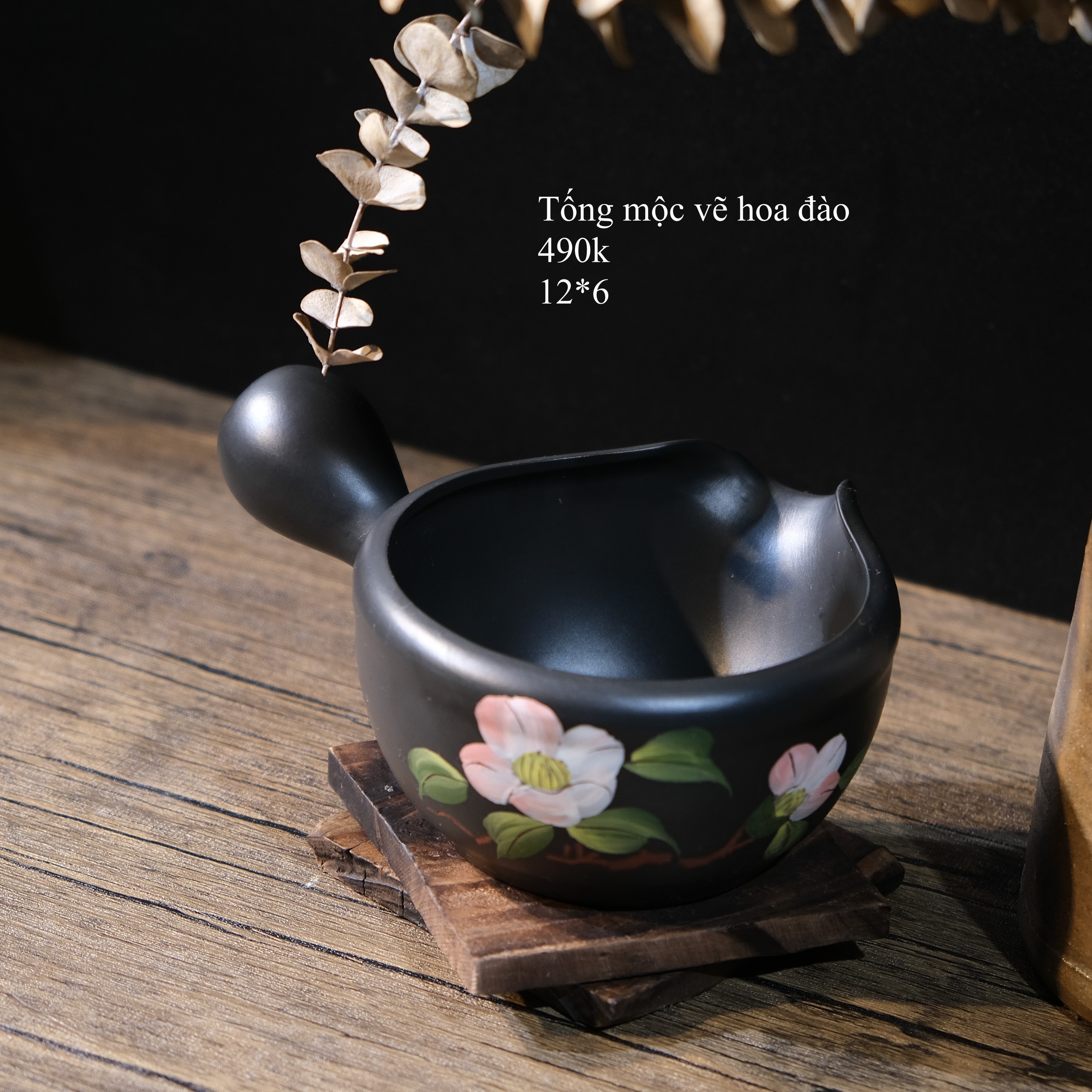 Tống mộc vẽ hoa đào