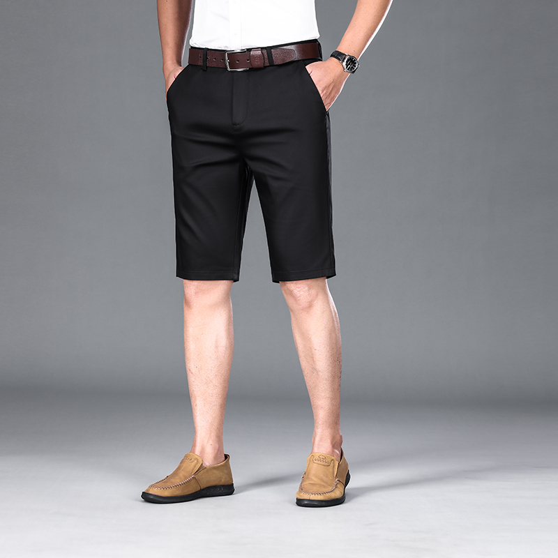 OE699: Quần short nam cao cấp Romon lyocell tencel thường ngày quần short nam cao cấp thẳng cao cấp quần công sở
