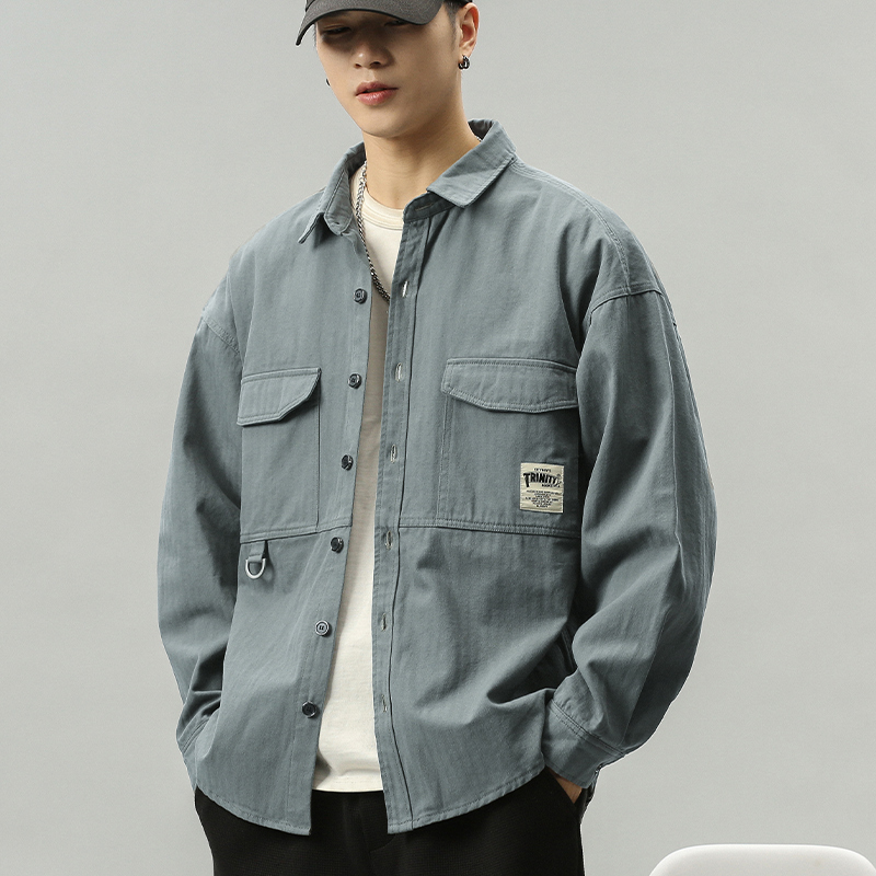 Mã A950: Áo khoác Denim Nam Thương Hiệu Retro