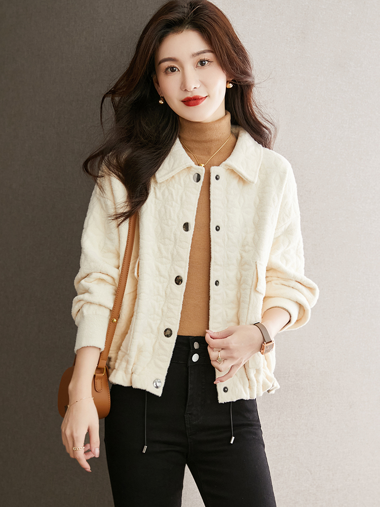 OD863: Áo khoác nữ đẹp có cổ cao cấp mùa thu đông