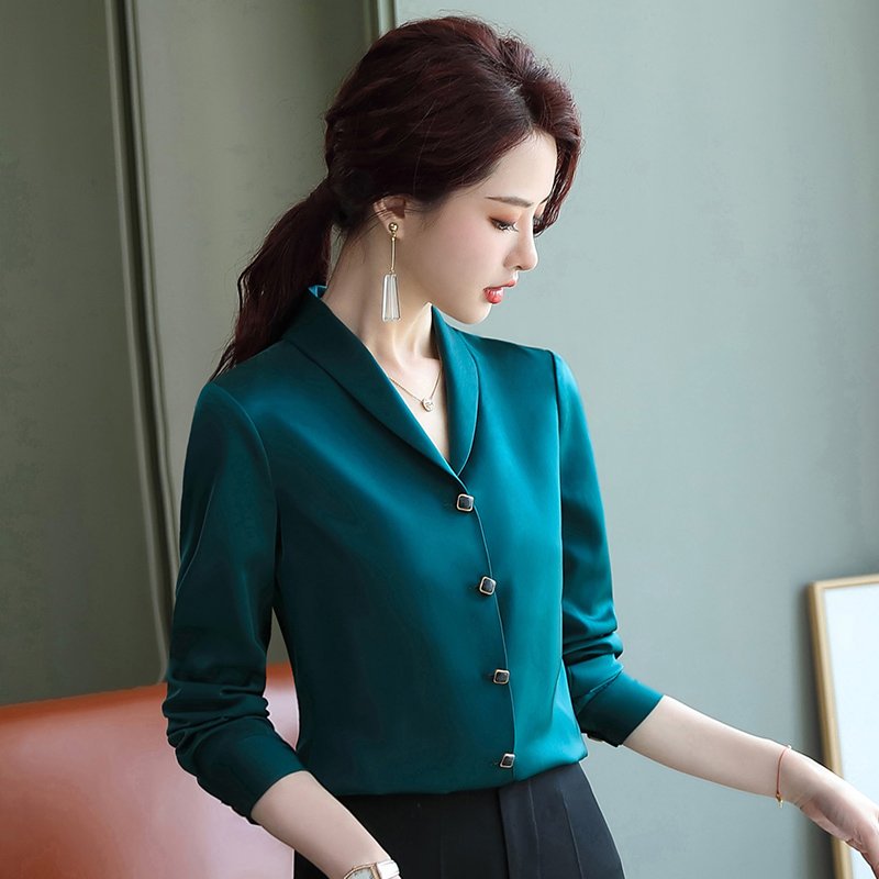 OD065: áo sơ mi lụa nữ cao cấp
