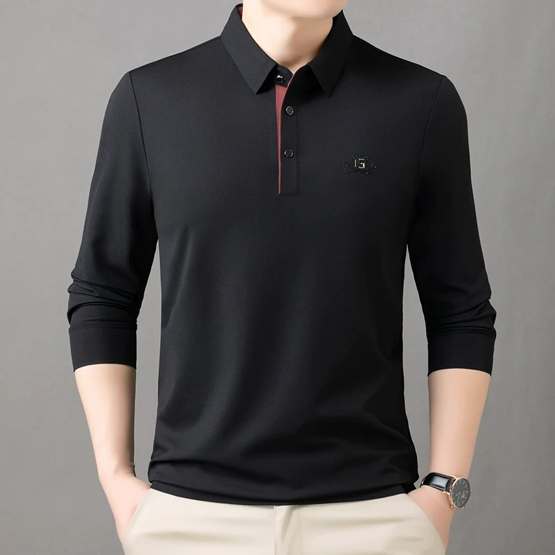 OH181: Áo thun dài tay nam cao cấp, dáng rộng, áo polo