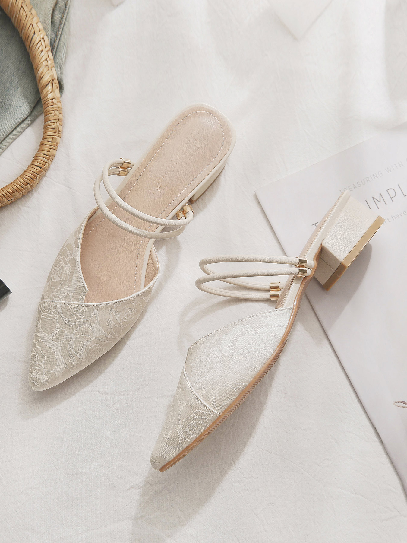 OD187: giày cao gót nữ cao cấp đế vuông