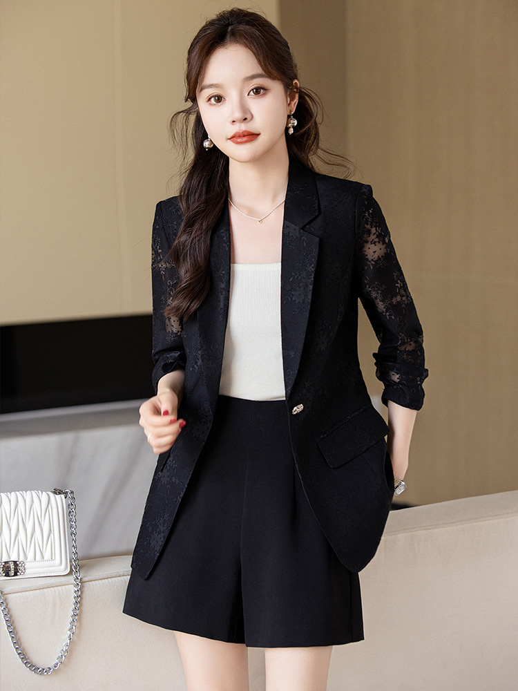 OD078: set bộ vest nữ quần short cao cấp