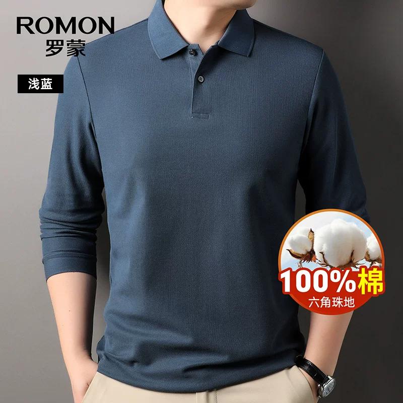 OH144: Áo polo dài tay nam Romon