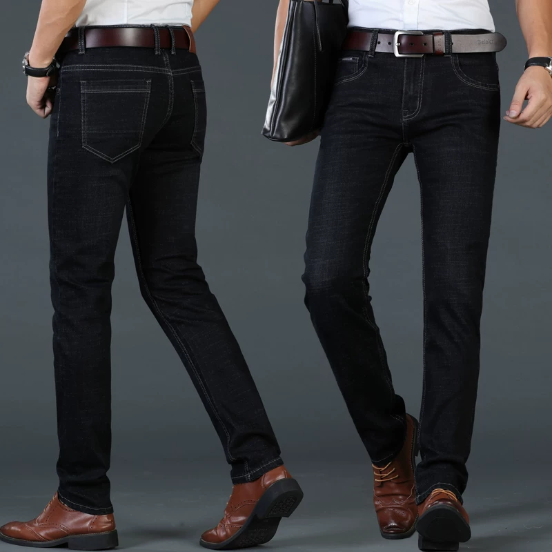 OE955: Quần jeans nam ống đứng, dáng rộng, phong cách