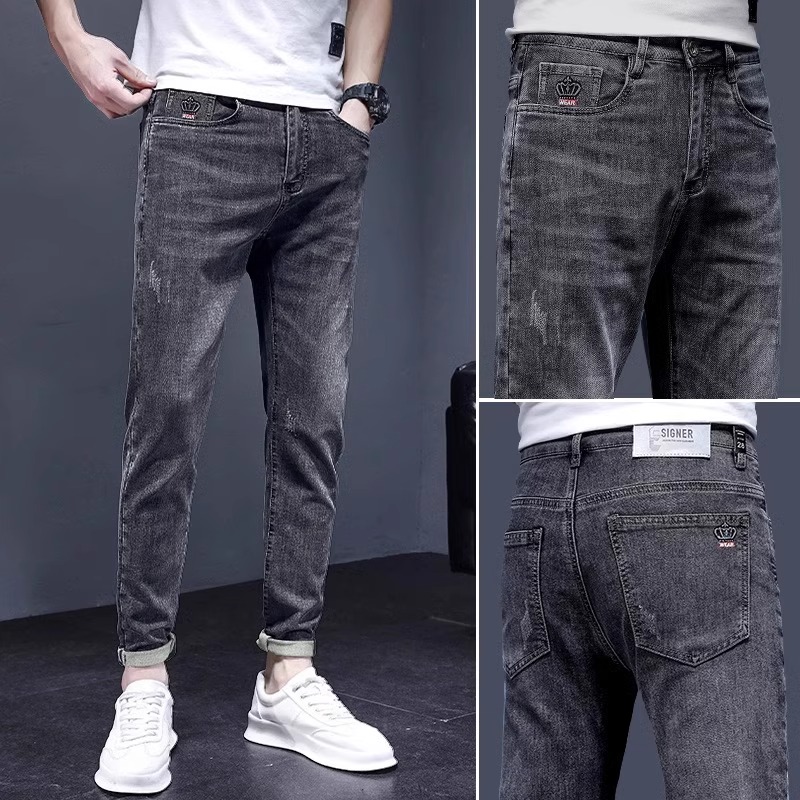 OE112: Quần jeans nam dáng ôm cao cấp