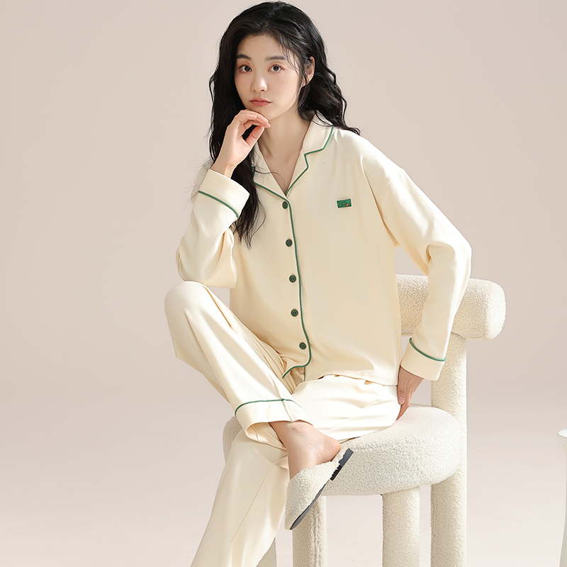 OE519: Bộ đồ ngủ nữ SPNN cotton màu trơn mùa hè cao cấp mặc ở nhà