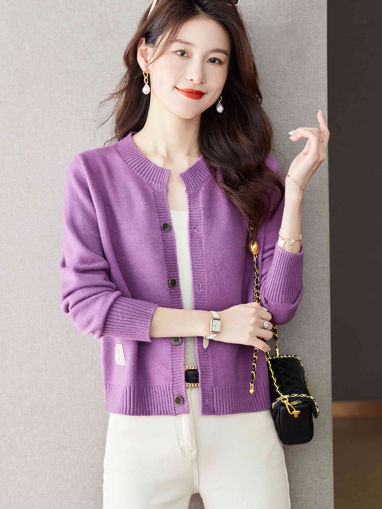 OD534: áo khoác nữ Dệt Kim Cardigan