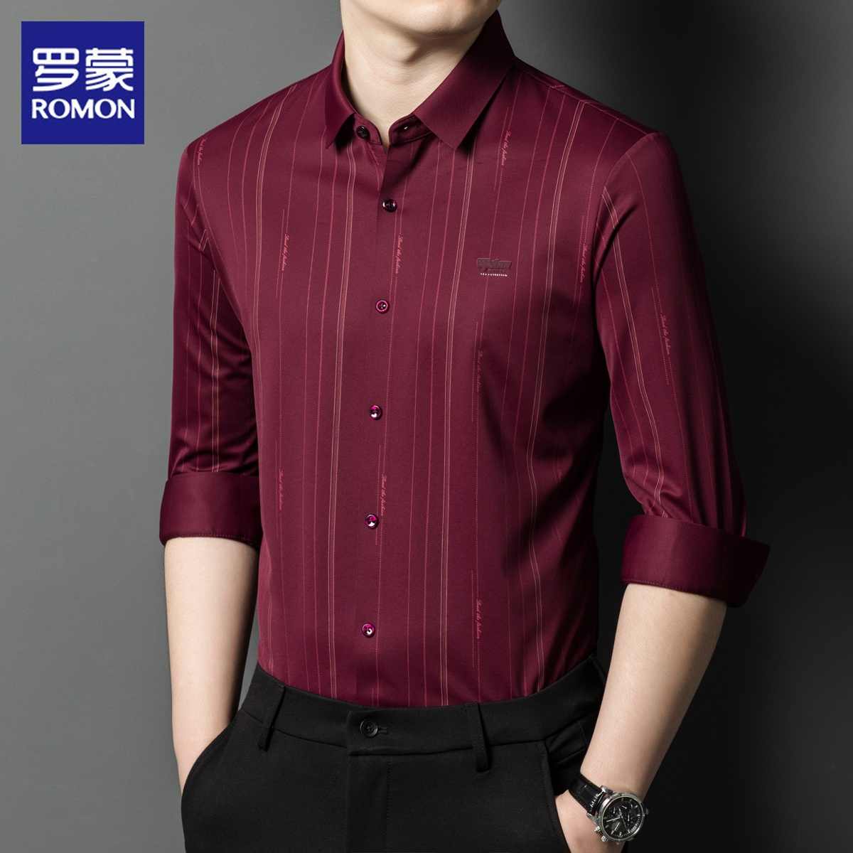 OC724: Áo Sơ Mi Nam Cotton Dài Tay Công Sở