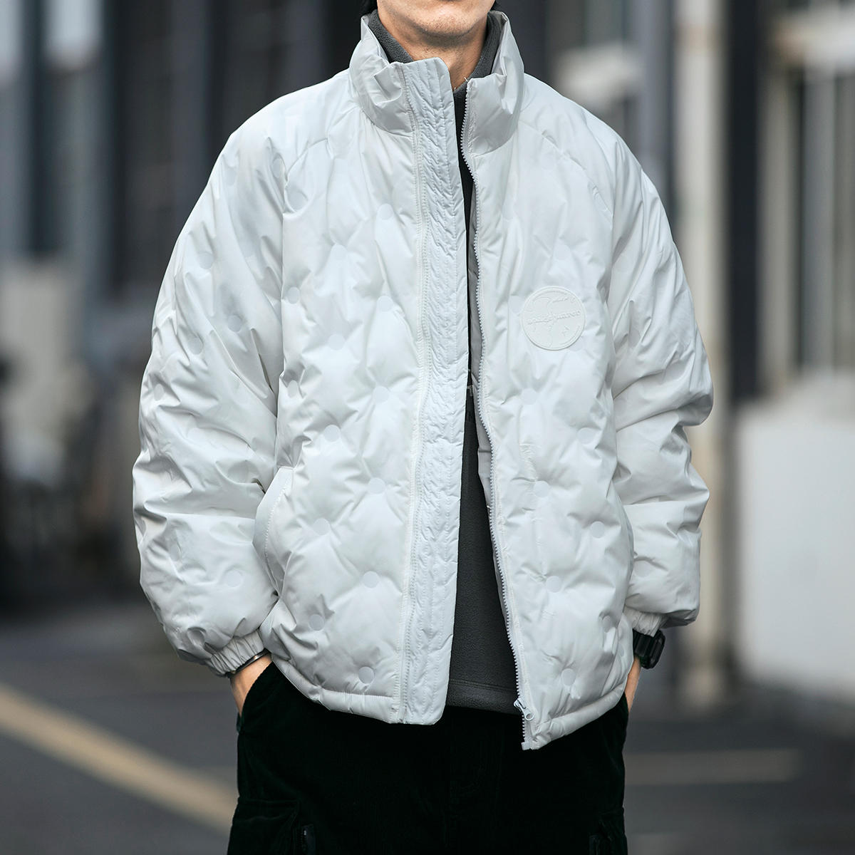 Mã A868: áo khoác nam cotton PC Nhật Bản cổ đứng
