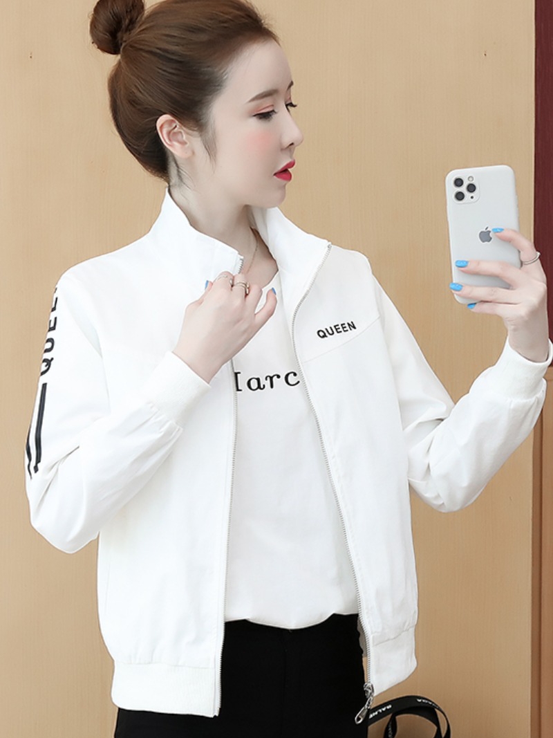 OD920: áo khoác gió nữ cổ bẻ Phong cách hàn quốc