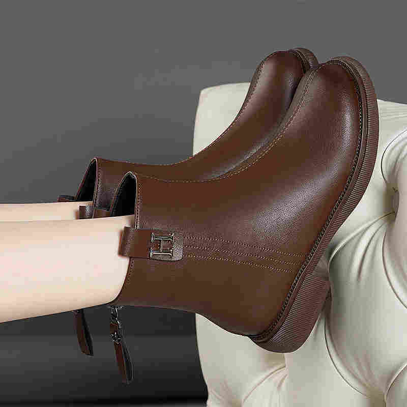C269: Giày Bốt nữ Martin Thời Trang Belle Pure
