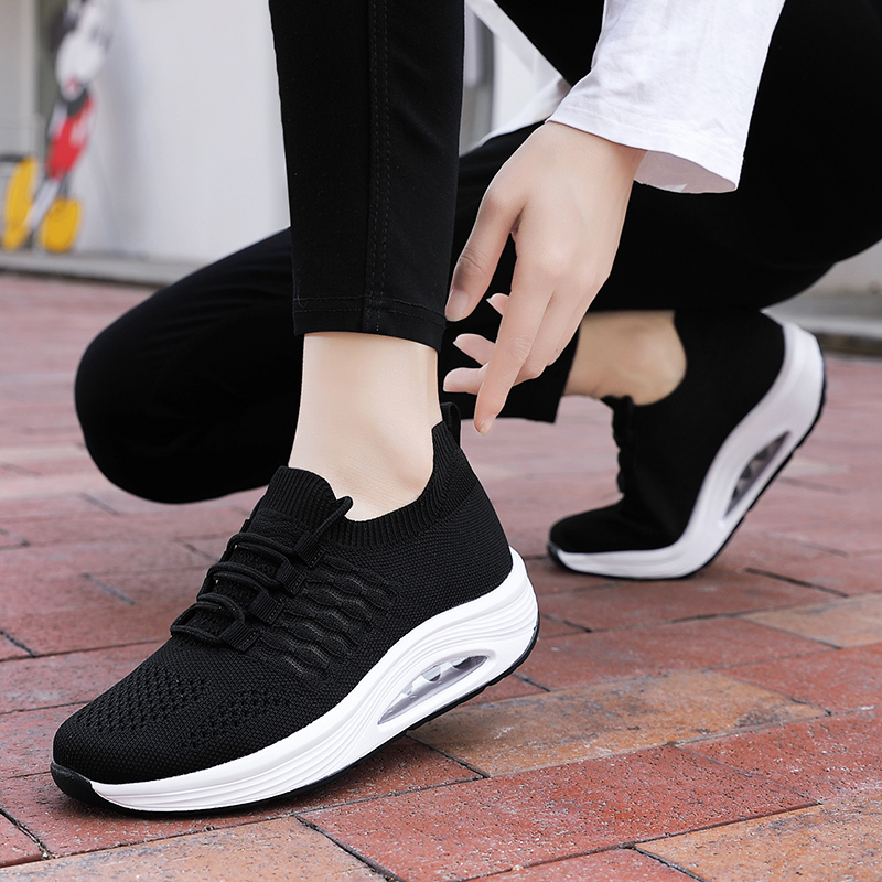 OC796: giày nữ đế mềm lưới thoáng khí thể thao