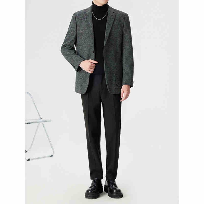 OC445: áo khoác vest nam cao cấp sọc nhỏ