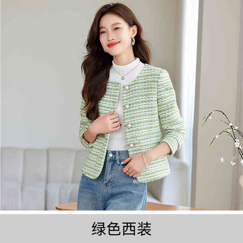 OD694: áo khoác dạ nữ thu đông cổ tròn Pc hàn quốc