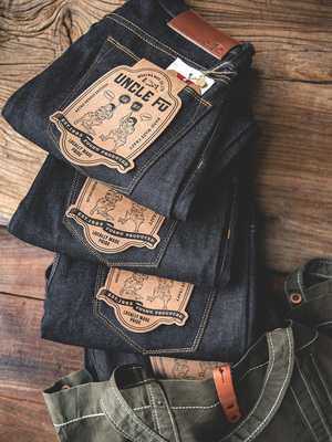 Mã A889: Quần Jean Denim cao cấp Retro