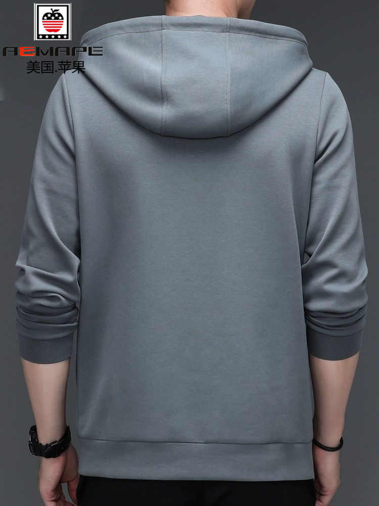 OC333: Áo khoác nỉ nam có mũ trùm đầu nam dài tay thể thao