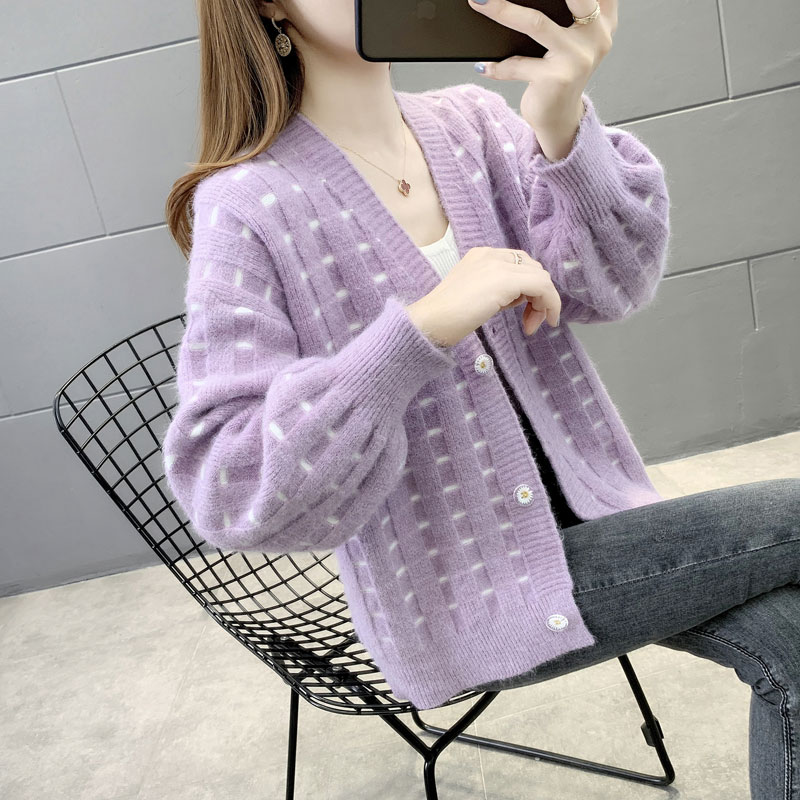 OD490: Áo khoác len dệt kim cho nữ nhiều màu cardigan nữ