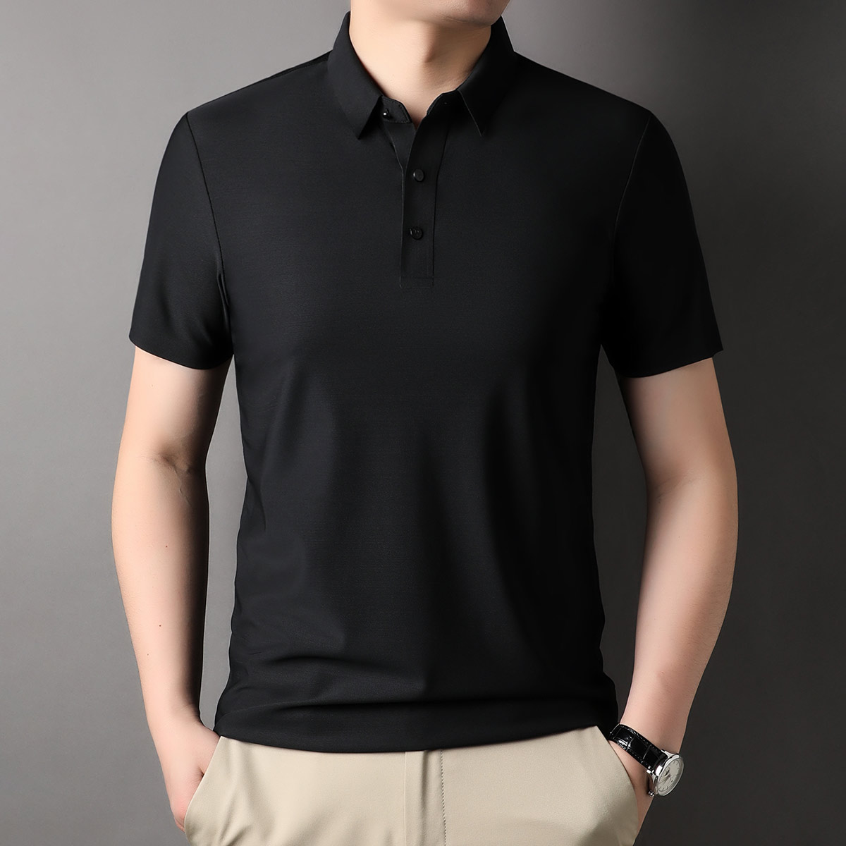 OD328: áo sơ mi nam polo áo thun nam ngắn tay
