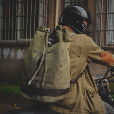 Mã A649: balo nam MR MOTOR Ba lô cổ điển Mỹ