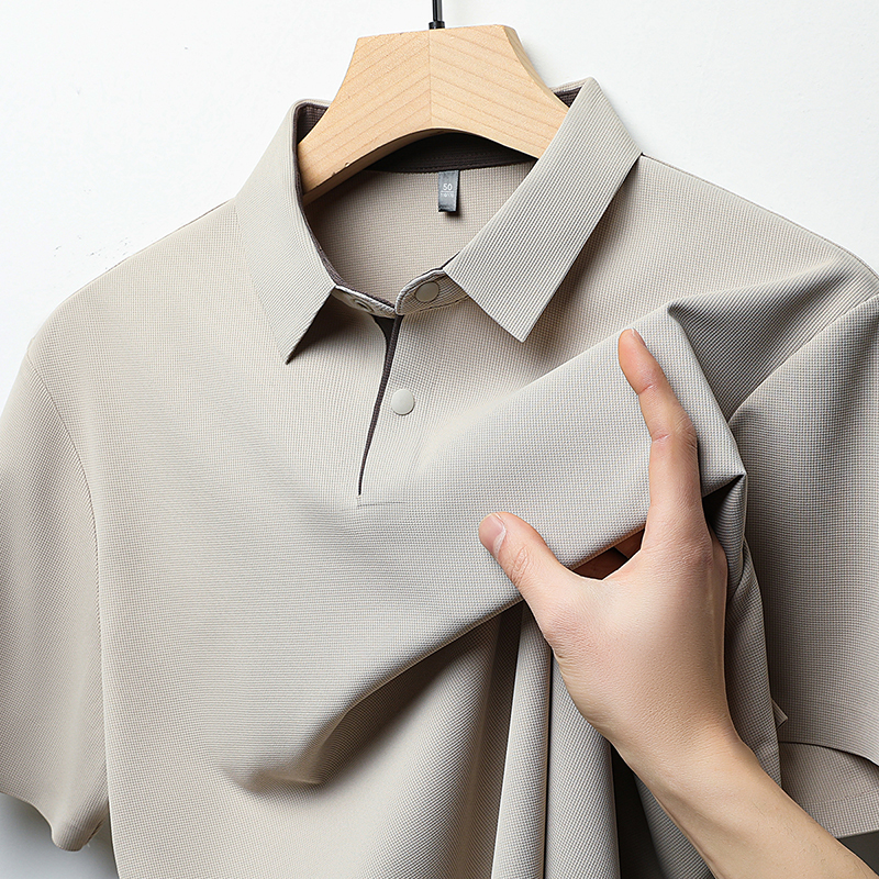 OE937: Áo thun polo tay ngắn Romon dành cho nam cao cấp ve áo