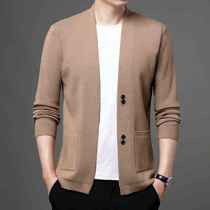 OC323: Áo khoác len cardigan nam cao cấp