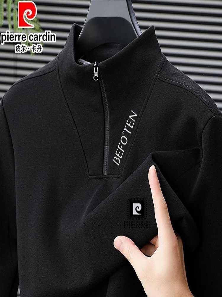 OC756: Áo thun nam cổ đứng cao cấp Pierre Cardin áo nỉ nam xuân thu thể thao