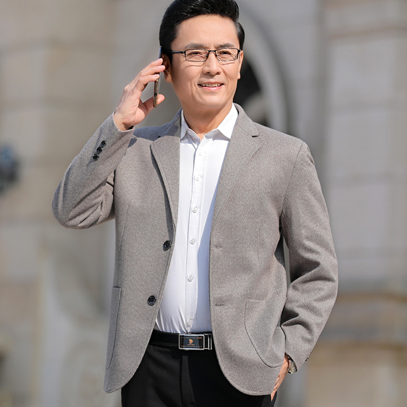 OD930: áo khoác vest nam trung niên mới cao cấp PC tây âu