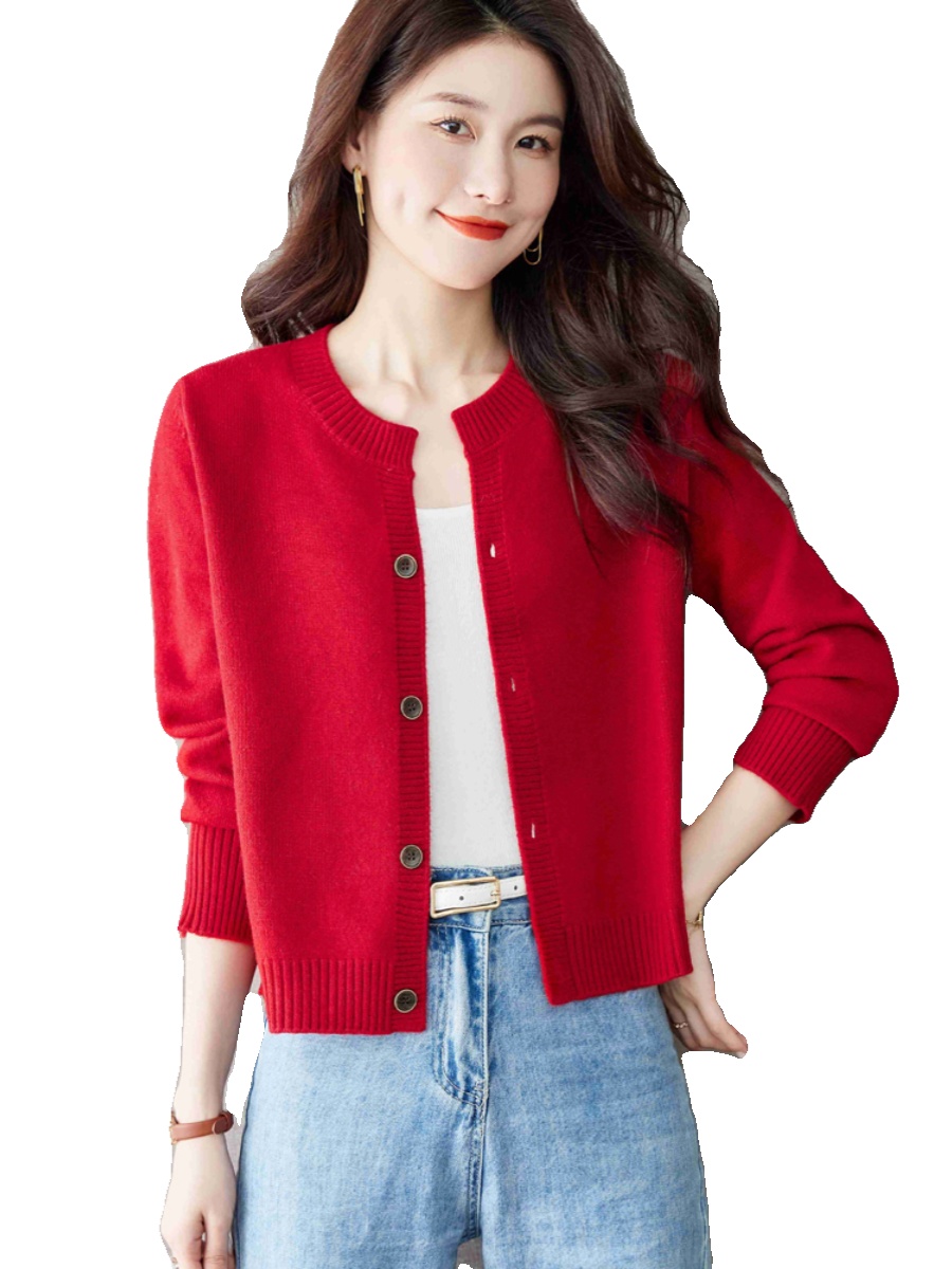OD534: áo khoác nữ Dệt Kim Cardigan