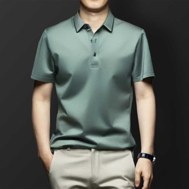OD284: Áo thun nam polo cao cấp mới lụa dâu có cổ
