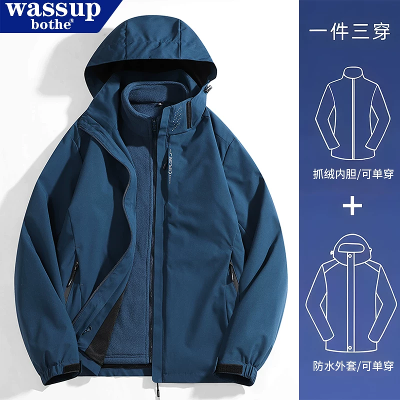 OH089: Áo khoác nam cao cấp chống gió, chống nước, lót lông cừu dành cho nam cao cấp